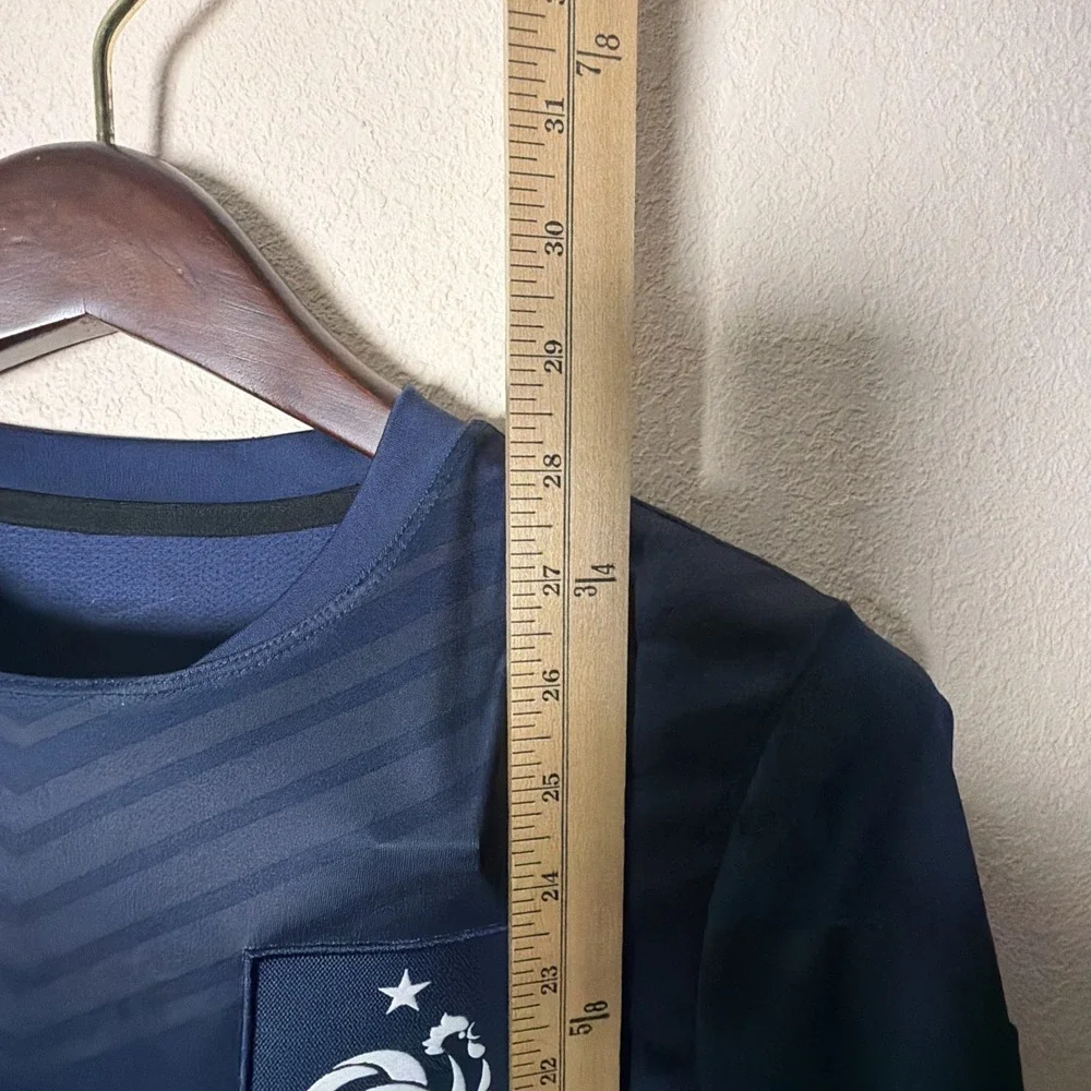 Nike Dri-Fit France World Cup 2014 Training Blue Jersey Men's Size M